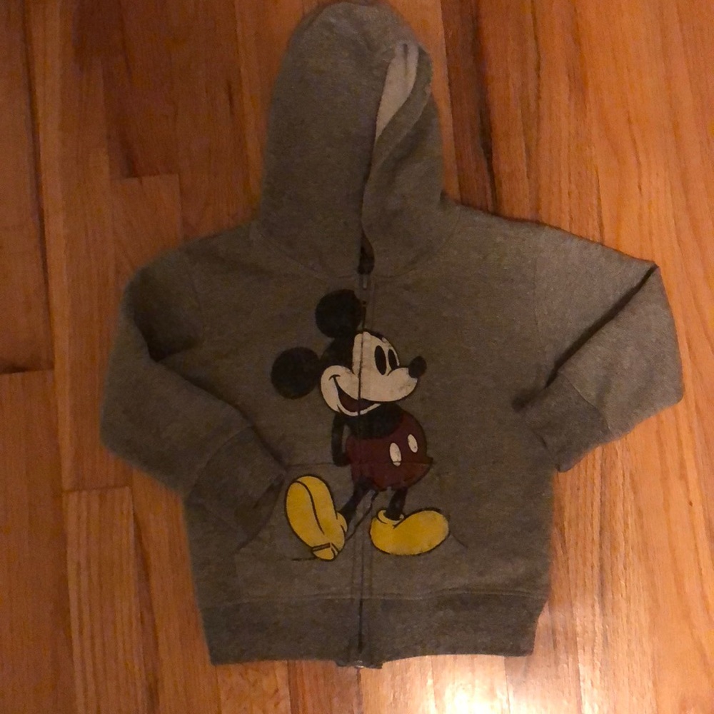 2T Mickey Mouse zip up sweatshirt